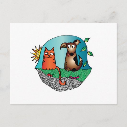 Best Friends Postcard Postkarte (Vorderseite)