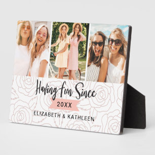 Best Friends Script Foto Collage Fotoplatte