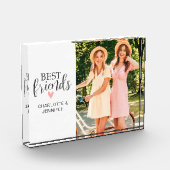 Best Friends Script Keepake Foto Block (Links)