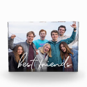 Best Friends Script White-Overlay für benutzerdefi Fotoblock