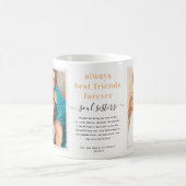 Best Friends Soul Sisters | Modernes 2 Foto Kaffeetasse (Mittel)