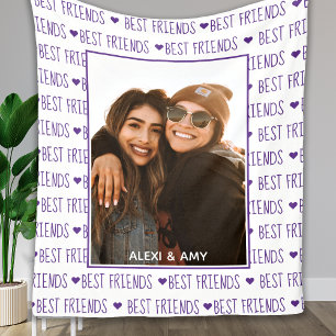 Best Friends Stilvolle BESTE FREUNDIN Freundschaft Fleecedecke