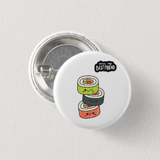 Best Friends Sushi Button (Vorne & Hinten)