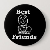 BEST FRIENDS T - Shirt Button (Vorderseite)