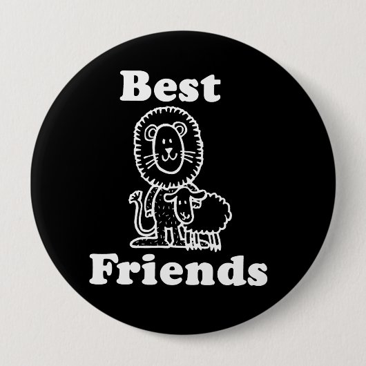 BEST FRIENDS T - Shirt Button (Vorderseite)