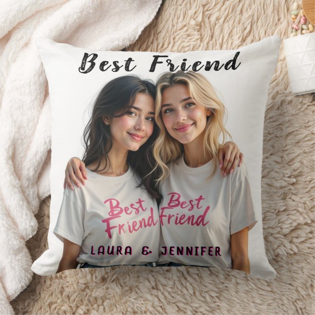 Best Friends With inspirational Quote Kissen (Decke)