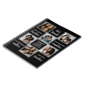 Best Friendship Zitat Einzigartiges Foto Collage Notizblock (Linke Seite)