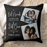 Best Friendship Zitat Personalisierte Fotos Kissen<br><div class="desc">Feiern Sie Ihre beste Freundin und Freundschaft mit einem maßgeschneiderten Foto-Sake-Kissen. Ob Geburtstag oder Weihnachten - dieses Kissen der besten Freunde ist ein wunderbares Geschenk, das noch viele Jahre lang ein Schatz sein wird. Zitat: "Die besten Freunde sind schwer zu finden, denn das Beste ist schon meins." Das Kissen ist...</div>