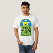 Best Funny Croquet Game T - Shirt (Vorne ganz)