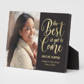 Best Future EDITABLE FARBEN Abschluss Plaque Fotoplatte (Seite)