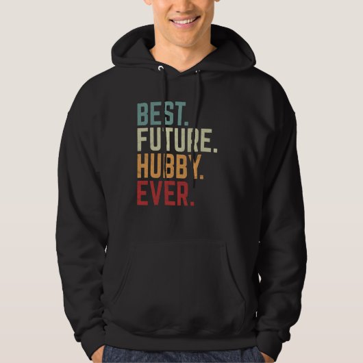 Best Future Hubby Ever Funny Verheiratet Man Weddi Hoodie (Vorderseite)