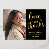 Best Future Real Foil Abschluss Danke Karte (Vorderseite)