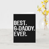 Best G-daddy Ever Funny Cool Opa Gdaddy Karte (Gelbe Blume)