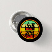 BEST GAMER - GAMING-NERD BUTTON (Vorne & Hinten)