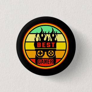 BEST GAMER - GAMING-NERD BUTTON