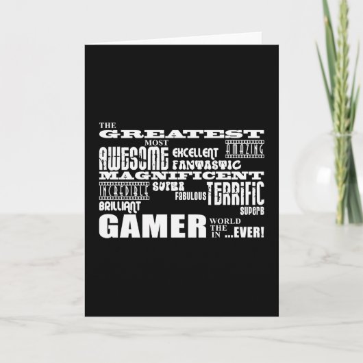 Best Gamers Geburtstage: Bester Gamer Karte (Vorderseite)