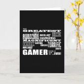 Best Gamers Geburtstage: Bester Gamer Karte (Gelbe Blume)