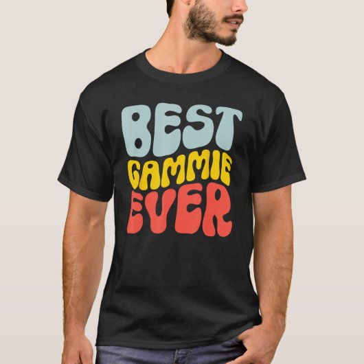 Best Gammie Ever  Gammie Groovy T-Shirt (Vorderseite)