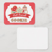 Best General Cookie Award Note Card Mitteilungskarte (Vorne/Hinten)