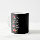 Best Geometry Mathe Science Lehrer Weihnachtsbaum Kaffeetasse (Vorderseite Links)