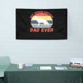 Best German Shepherd dad ever quote Funny Shepherd Banner (Messeveranstaltung)