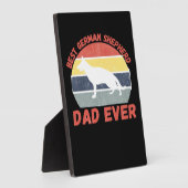 Best German Shepherd dad ever quote Funny Shepherd Fotoplatte (Seite)