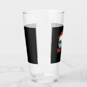 Best German Shepherd dad ever quote Funny Shepherd Glas (Rechts)