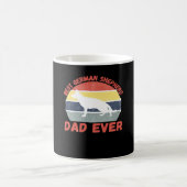 Best German Shepherd dad ever quote Funny Shepherd Kaffeetasse (Mittel)