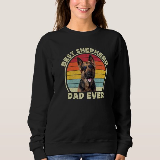 Best German Shepherd Dad For Men Shepherd GSP Dad Sweatshirt (Vorderseite)
