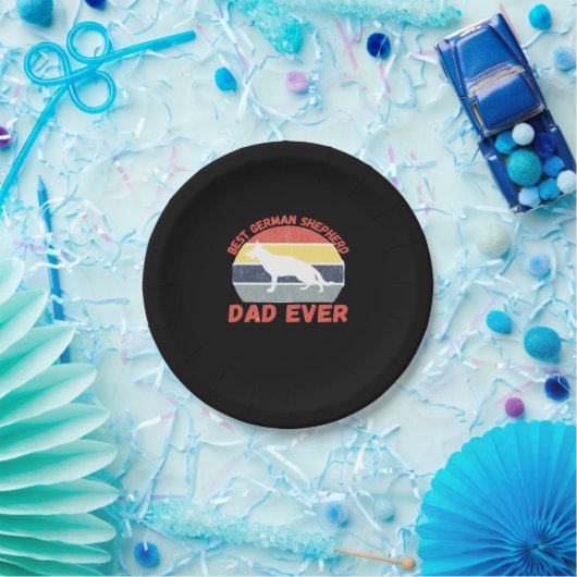 Best German Shepherd Papd zitiert Funny Shepherd Pappteller (Party)