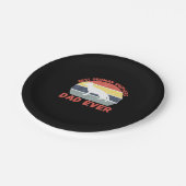 Best German Shepherd Papd zitiert Funny Shepherd Pappteller (Schrägansicht)