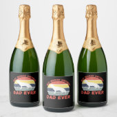 Best German Shepherd Papd zitiert Funny Shepherd Schaumweinetikett (Flaschen)