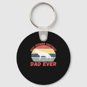 Best German Shepherd Papd zitiert Funny Shepherd Schlüsselanhänger (Vorderseite)