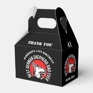 Best German Shepherd Vater Ever Favor Boxes Geschenkschachtel