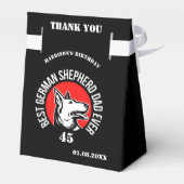 Best German Shepherd Vater Ever Favor Boxes Geschenkschachtel (Rückseite)