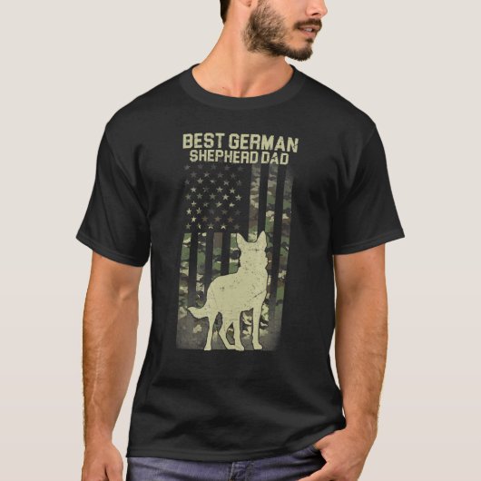 Best German Shepherd Vater T-Shirt (Vorderseite)