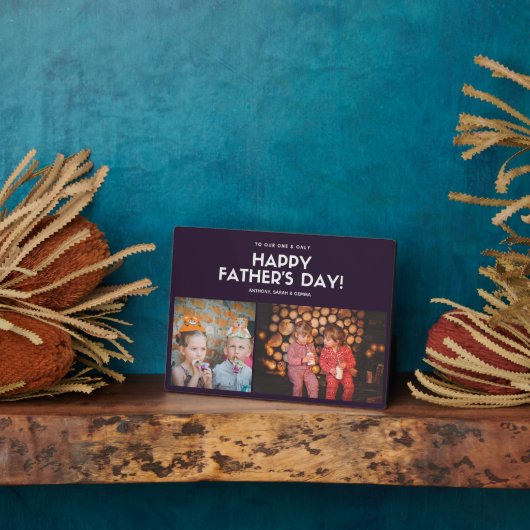 BEST Geschenk für VATER! Fotos hinzufügen - Väter- Fotoplatte (Seite)