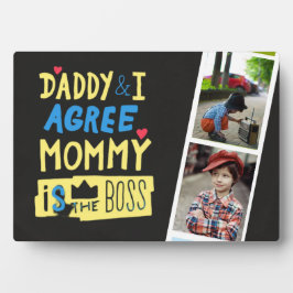 BEST Geschenk für VATER! Fotos hinzufügen - Väter- Fotoplatte