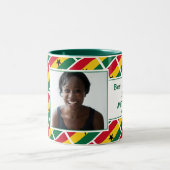 BEST GHANAIAN MAMA PERSONALISIERTES GHANA FOTO ZWEIFARBIGE TASSE (Mittel)