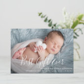 BEST GIFT EVER | Geburtsausweis Ankündigung (Stehend Vorderseite)