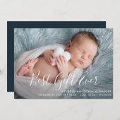 BEST GIFT EVER | Geburtsausweis Ankündigung (Vorne/Hinten)