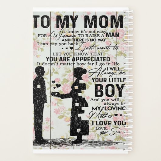 Best Gift For Son | To My Son Quotes Planer (Rückseite)
