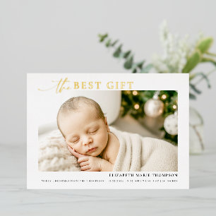 Best Gift Minimalistisch Calligraphy Christmas Bab Folien Feiertagskarte