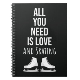 Best Gifts For Ice Skaters Cute Skating Winter Notizblock