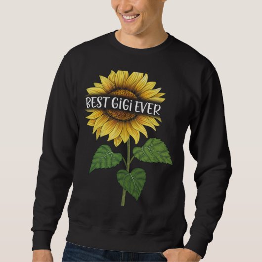 Best GiGi Ever Sunflower Sweatshirt (Vorderseite)