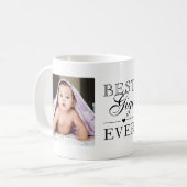 Best Gigi jemals Black Birthday Foto Kaffeetasse (Vorderseite Links)