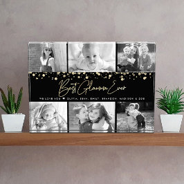 Best Glamma je Gold Glitzer Custom Collage 6 Fotoblock