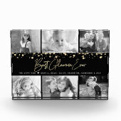 Best Glamma je Gold Glitzer Custom Collage 6 Fotoblock (Vorderseite)