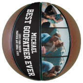 Best Godfather Ever Sports Fathers Day Uncle Basketball (Vertikal)