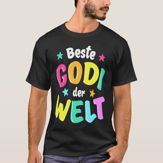 Best Godi in the World  Godmother T-Shirt (Vorderseite)